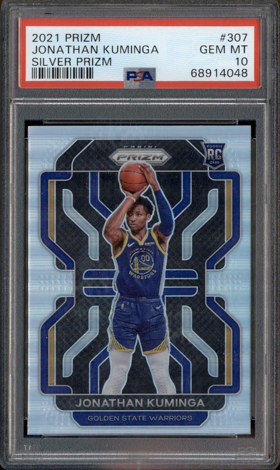 Jonathan Kuminga 2012-22 Prizm Silver PSA 2024 9