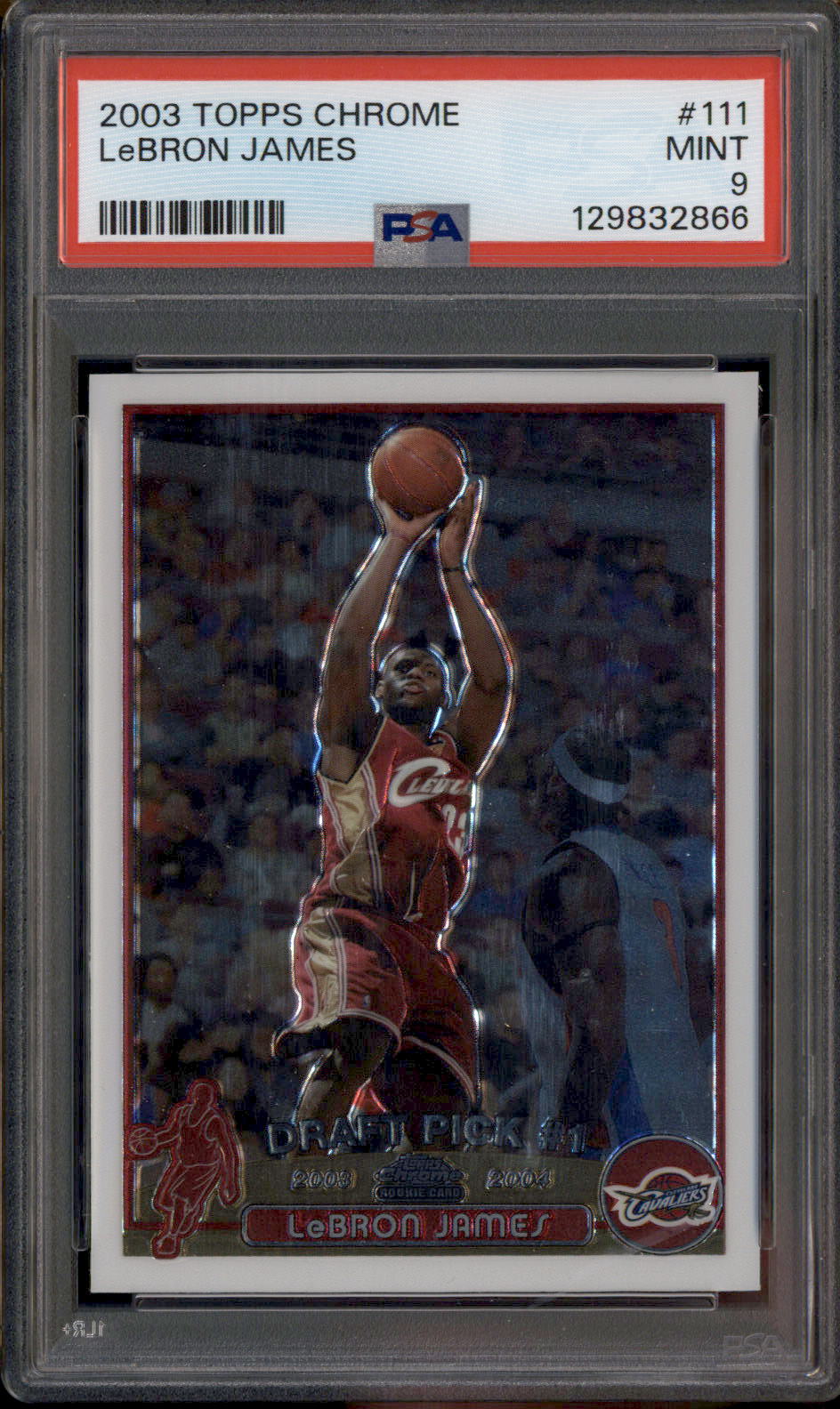 NBA カード Lebron James Topps Chrome PSA9 2003 Topps Chrome #111