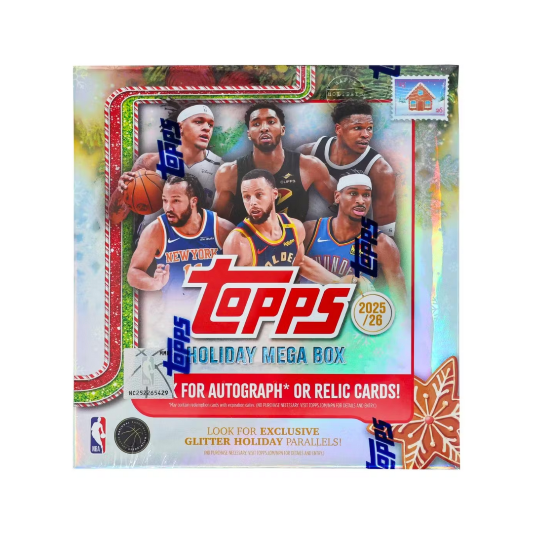 2025-26 Topps Holiday Basketball Mega Box – Burbank Cards