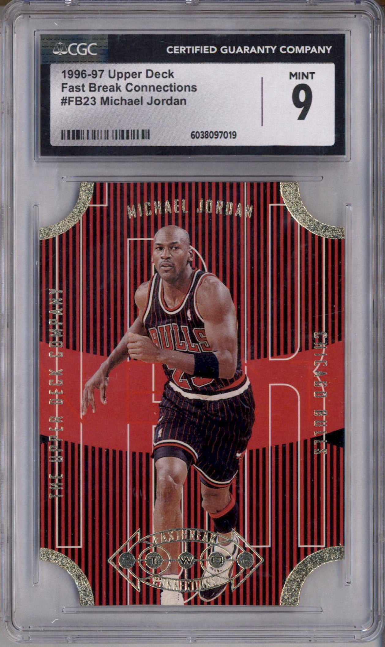 ＠NBA ジョーダン コメモラティブカード (UPPER DECK 1996) Michael Jordan Upper Deck 1996 NBA Title Returns To Chicago