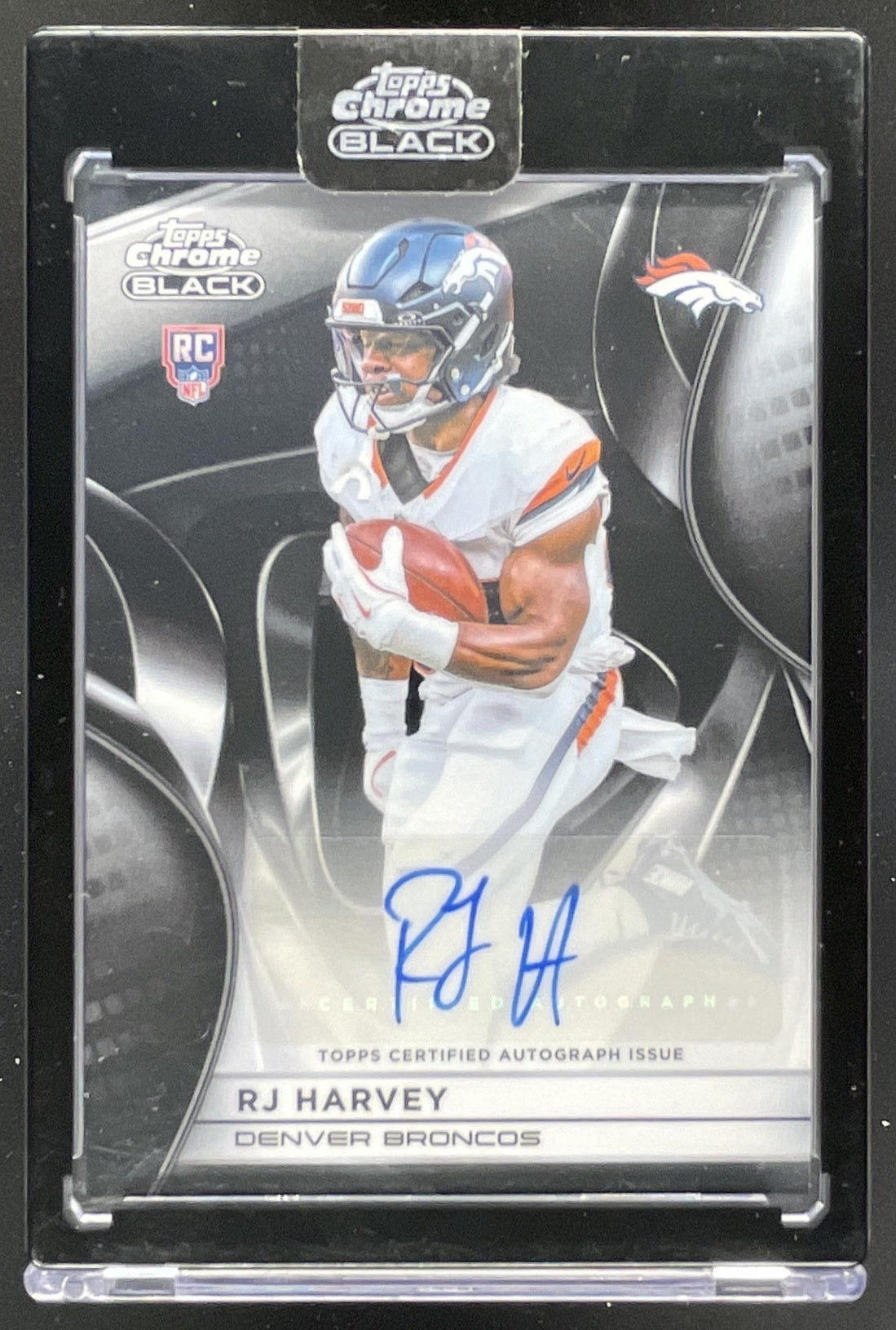 2025 Topps Chrome Black Rookie Autograph #RAU-RH RJ Harvey RC Auto