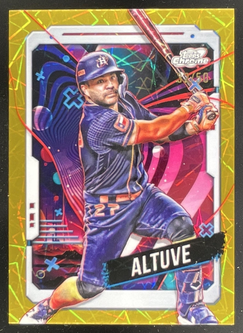 2024 Topps Cosmic Chrome Gold Interstellar Refractor #184 Jose