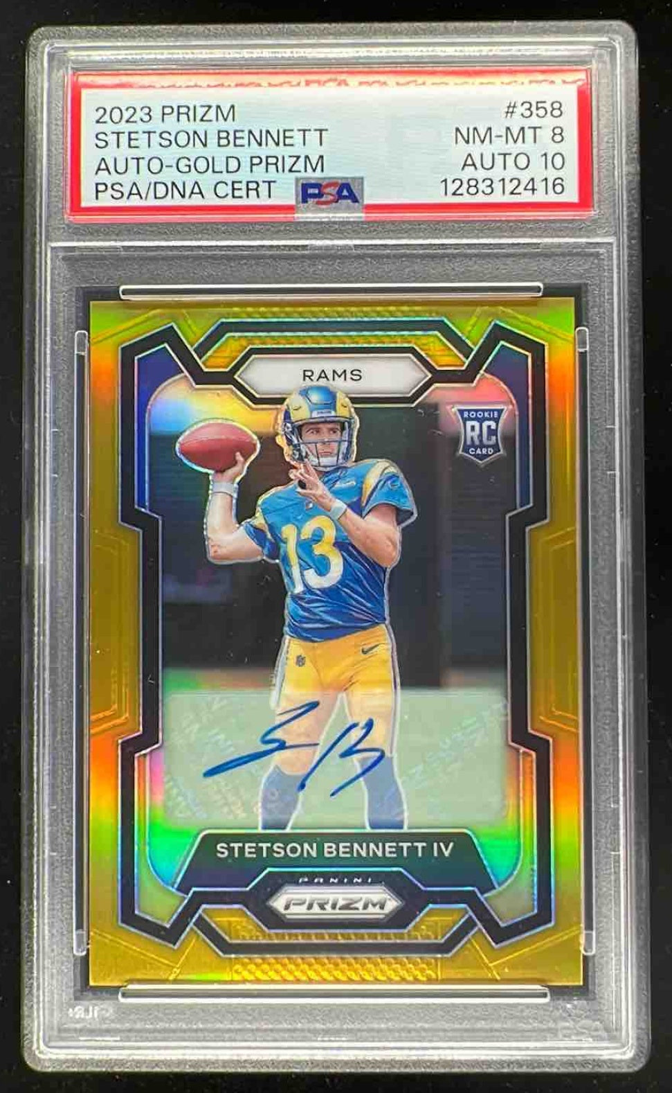 PANINI PRIZM ガビ PSA10 ルーキー 35枚限定 2023 Panini Prizm Rookie Prizm Gold #358 Stetson Bennett IV RC