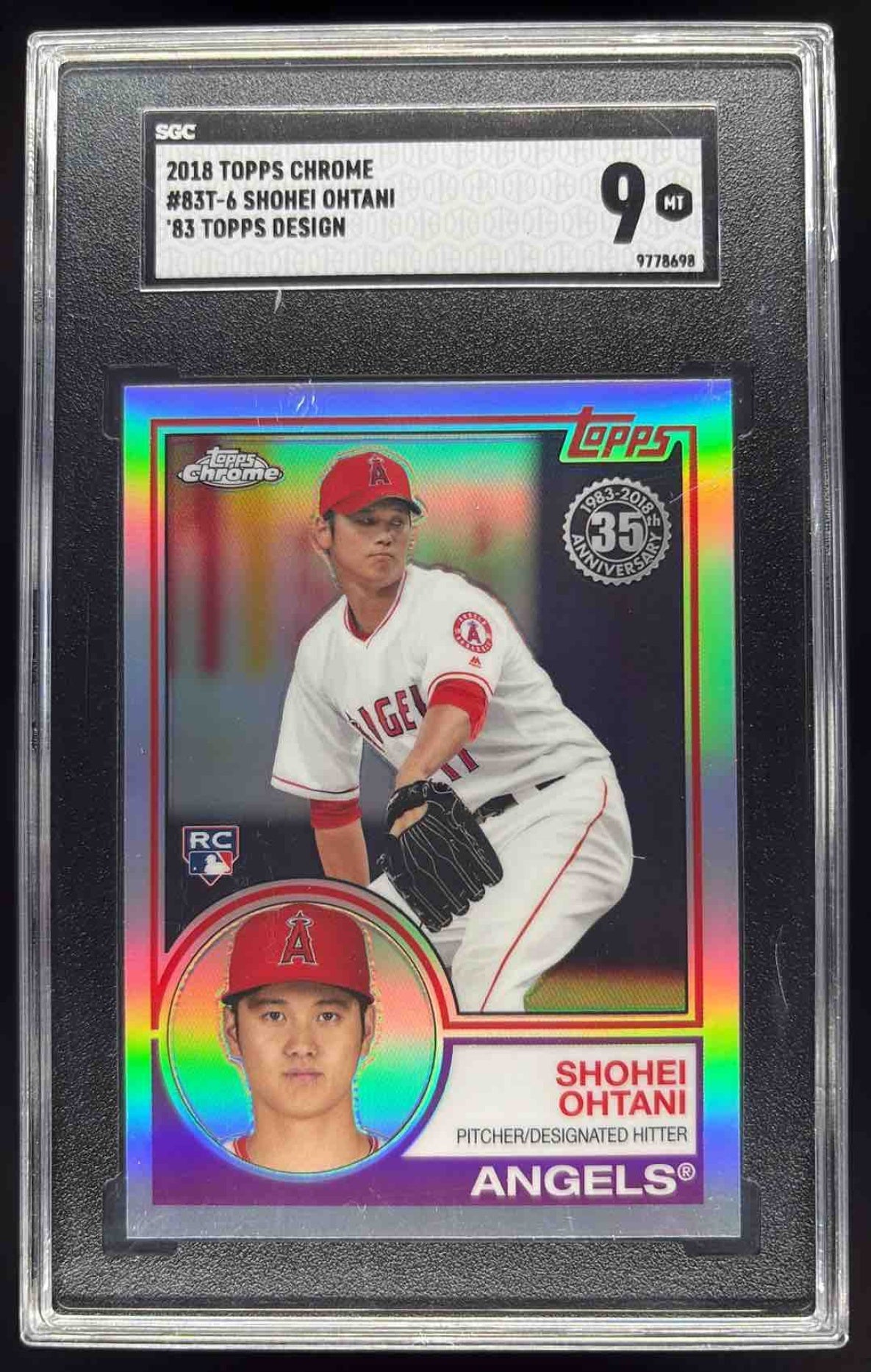 ゲームセンター・ゲームカード 2018 Topps Chrome Shohei Ohtani PSA WBC PSA 10 SHOHEI OHTANI 2018 TOPPS CHROME UPDATE BATTING Rookie