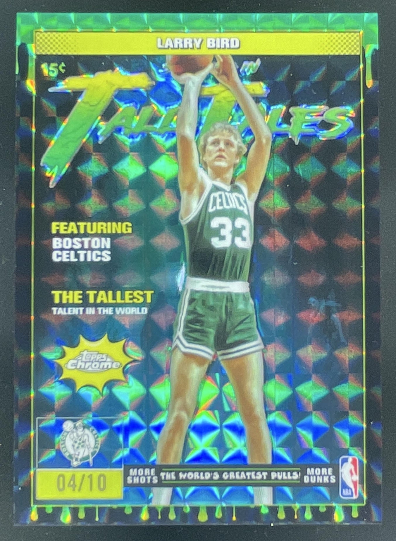 2025-26 Topps Chrome Tall Tales Geometric Black Refractor #TT-15