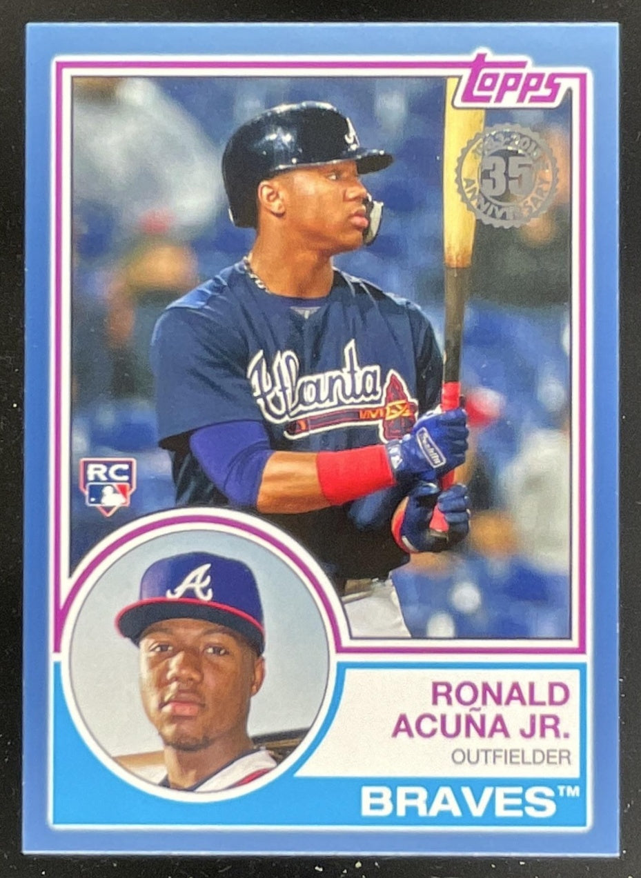 2018 Topps Update 1983 Topps Blue #83-13 Ronald Acuna Jr. RC