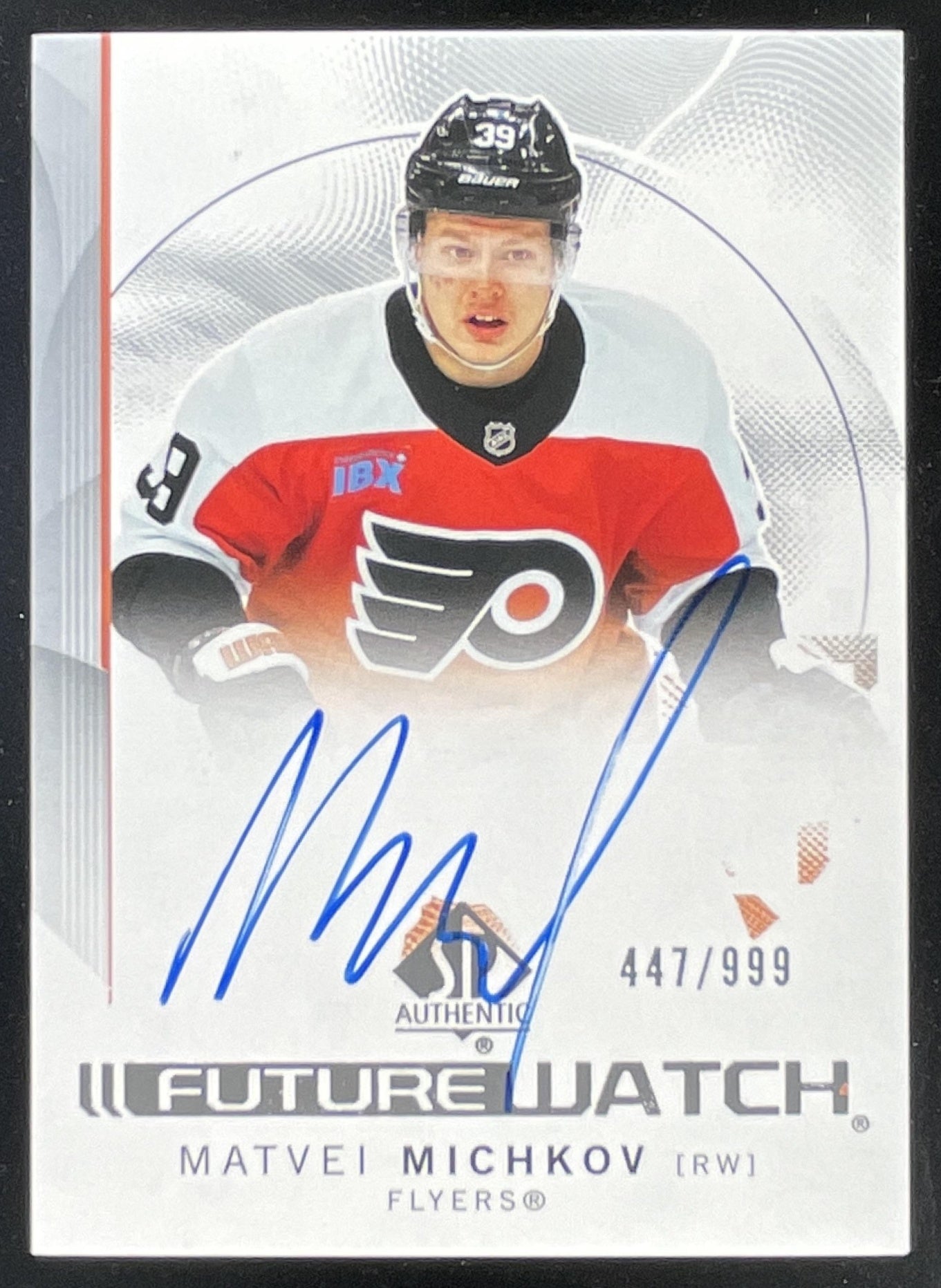 2024-25 Upper Deck SP Authentic #185 Matvei Michkov RC Future