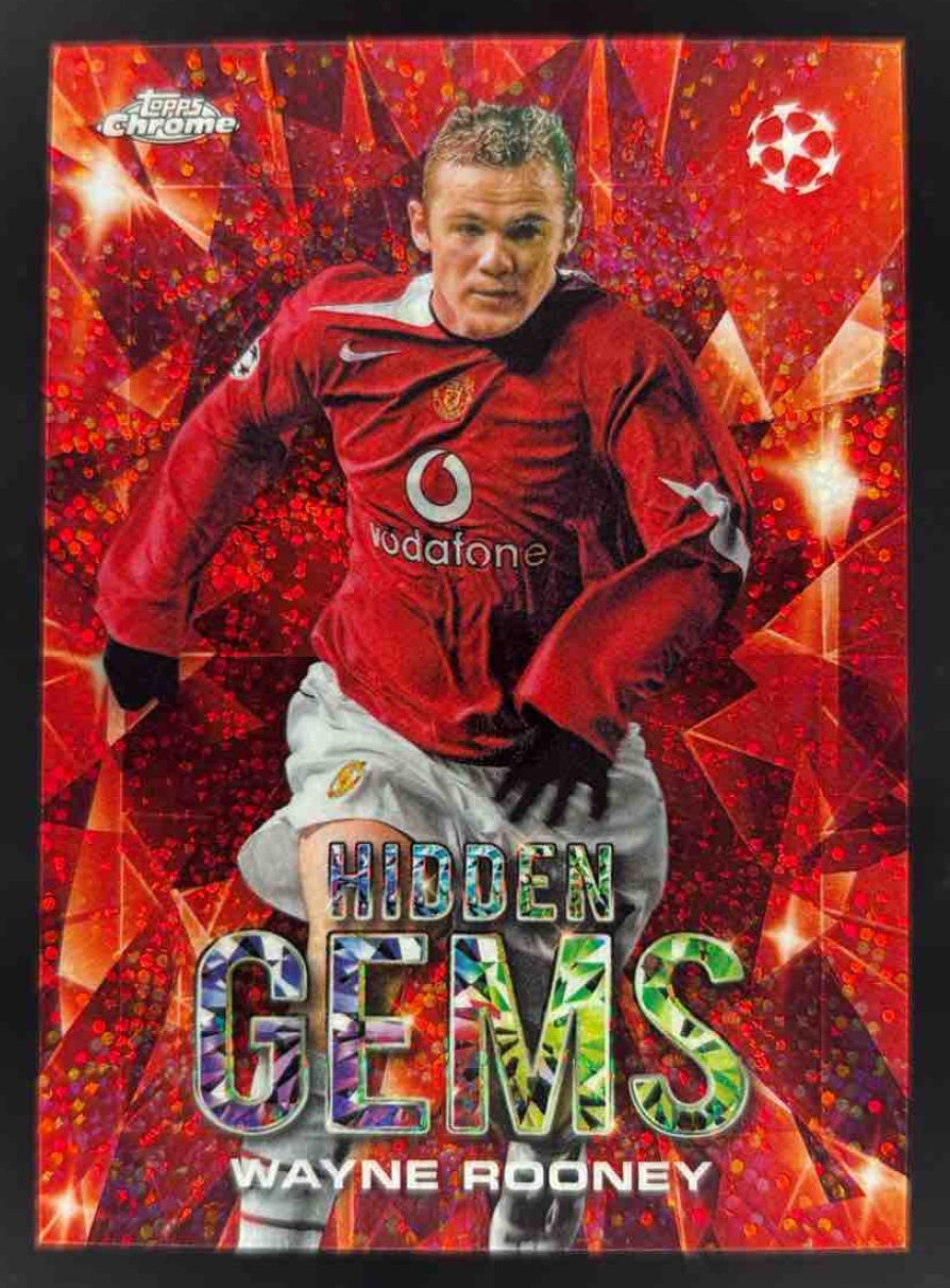 2024 Topps Chrome Hidden Gems #HG8 Wayne Rooney – Burbank Cards