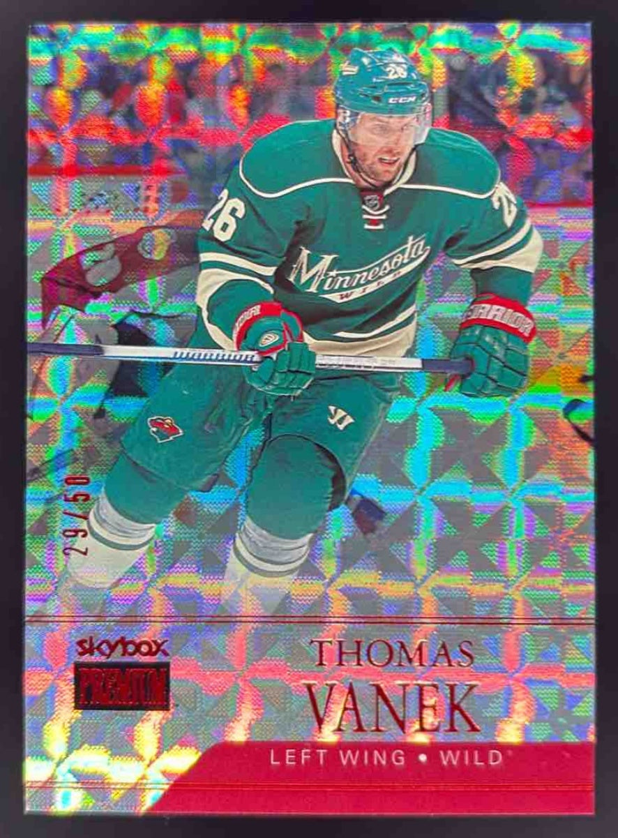 2014-15 Fleer Showcase SkyBox Premium Star Rubies #15 Thomas Vanek