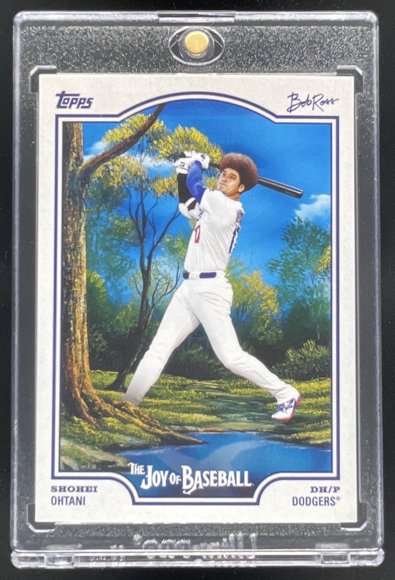 2025 Topps Bob Ross: The Joy of Baseball Happy Mistake SP #41