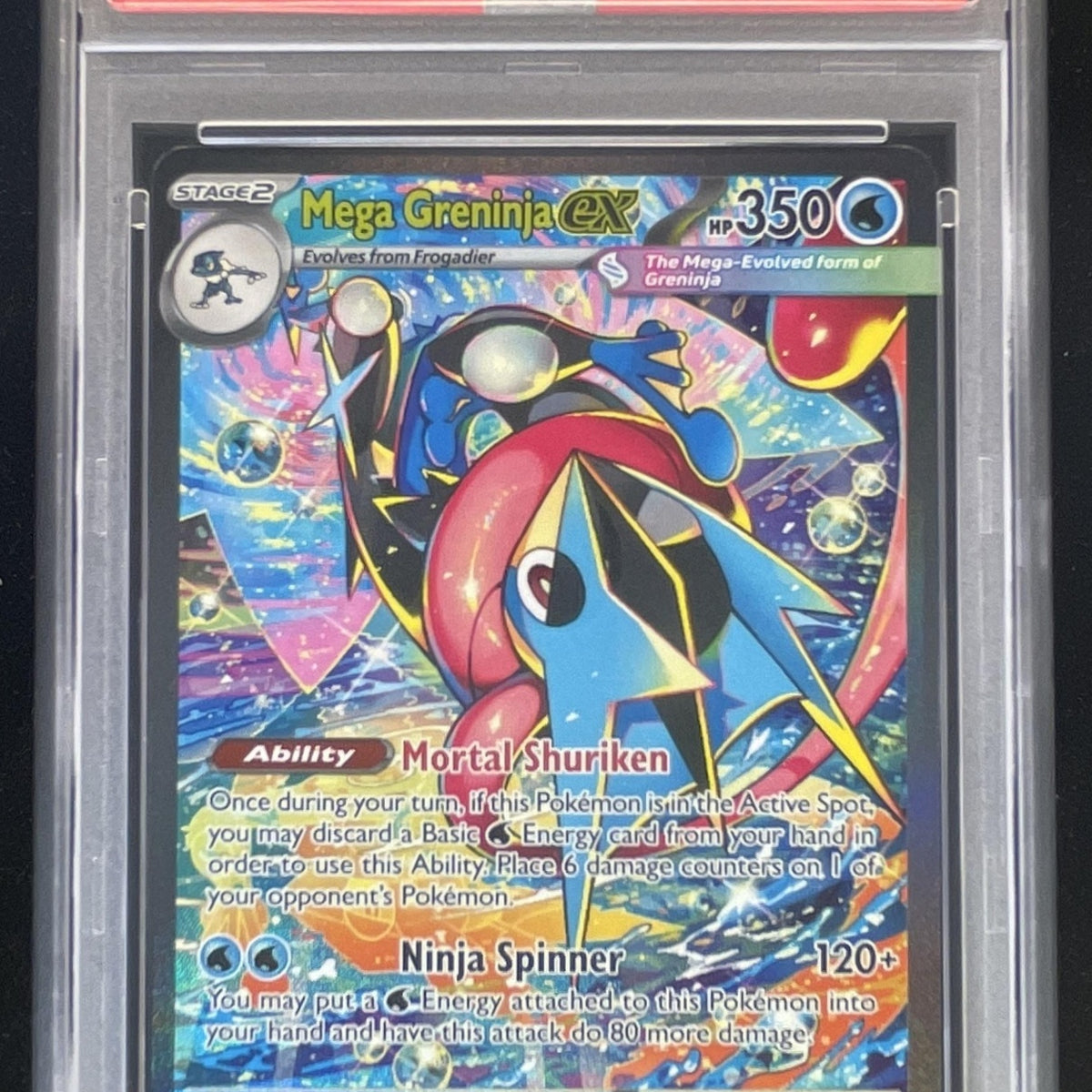 2026 Pokemon Mega Evolution Chaos Rising #116/086 Mega Greninja ex PSA – Burbank Cards