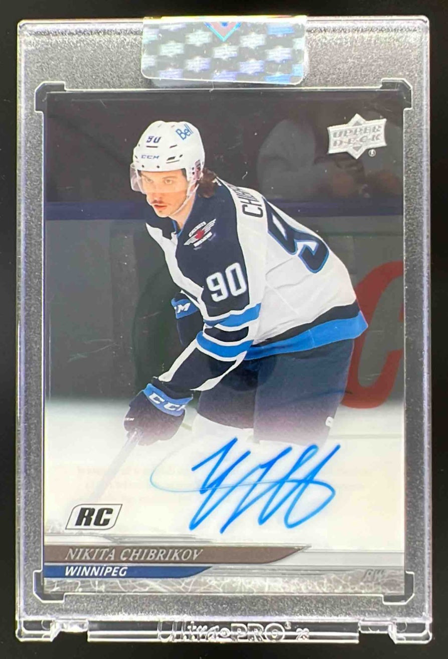 2024-25 Upper Deck Clear Cut #CC-NC Nikita Chibrikov Rookie