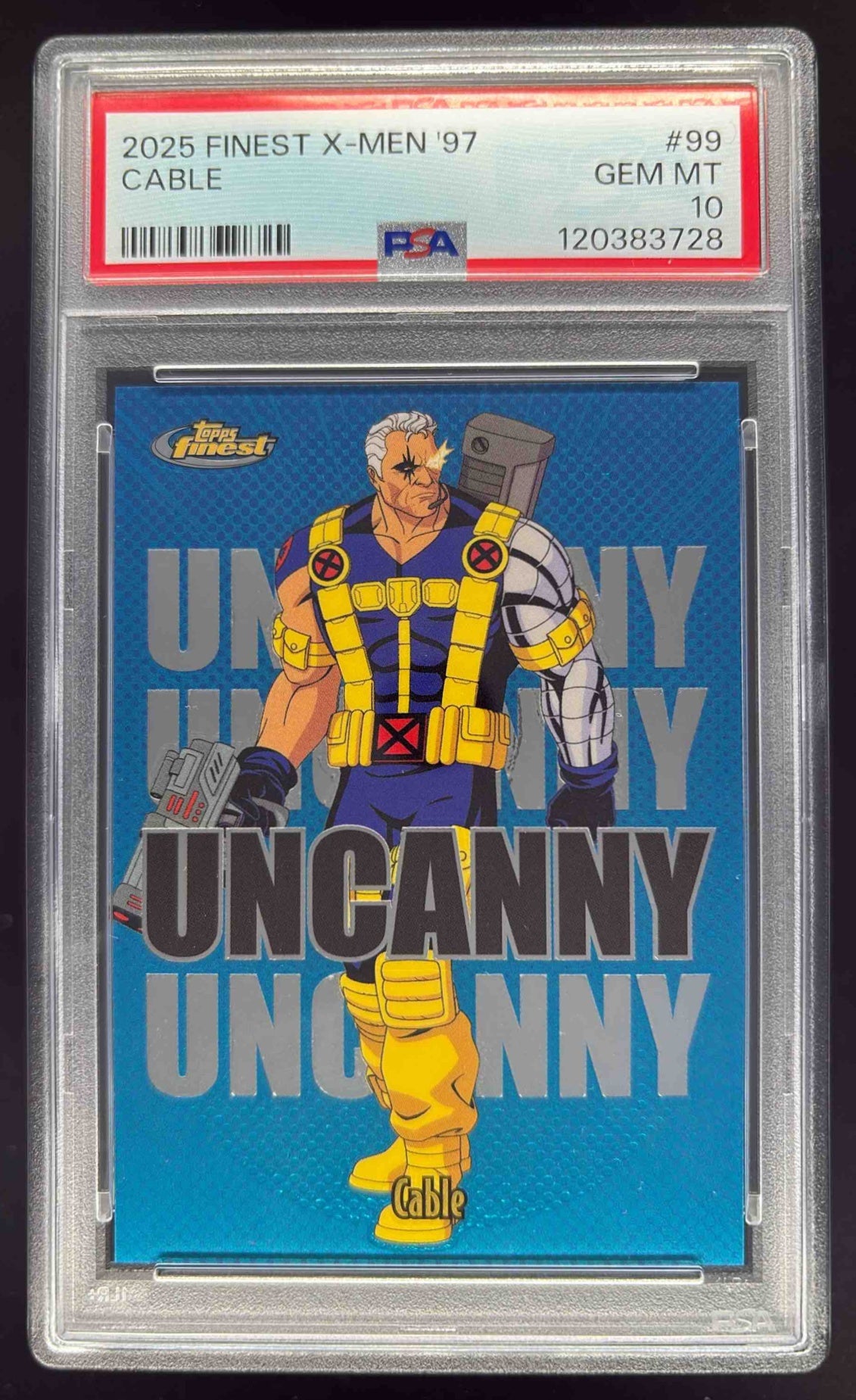 2025 Topps Finest X-Men '97 #99 Cable SP PSA 10 – Burbank Cards