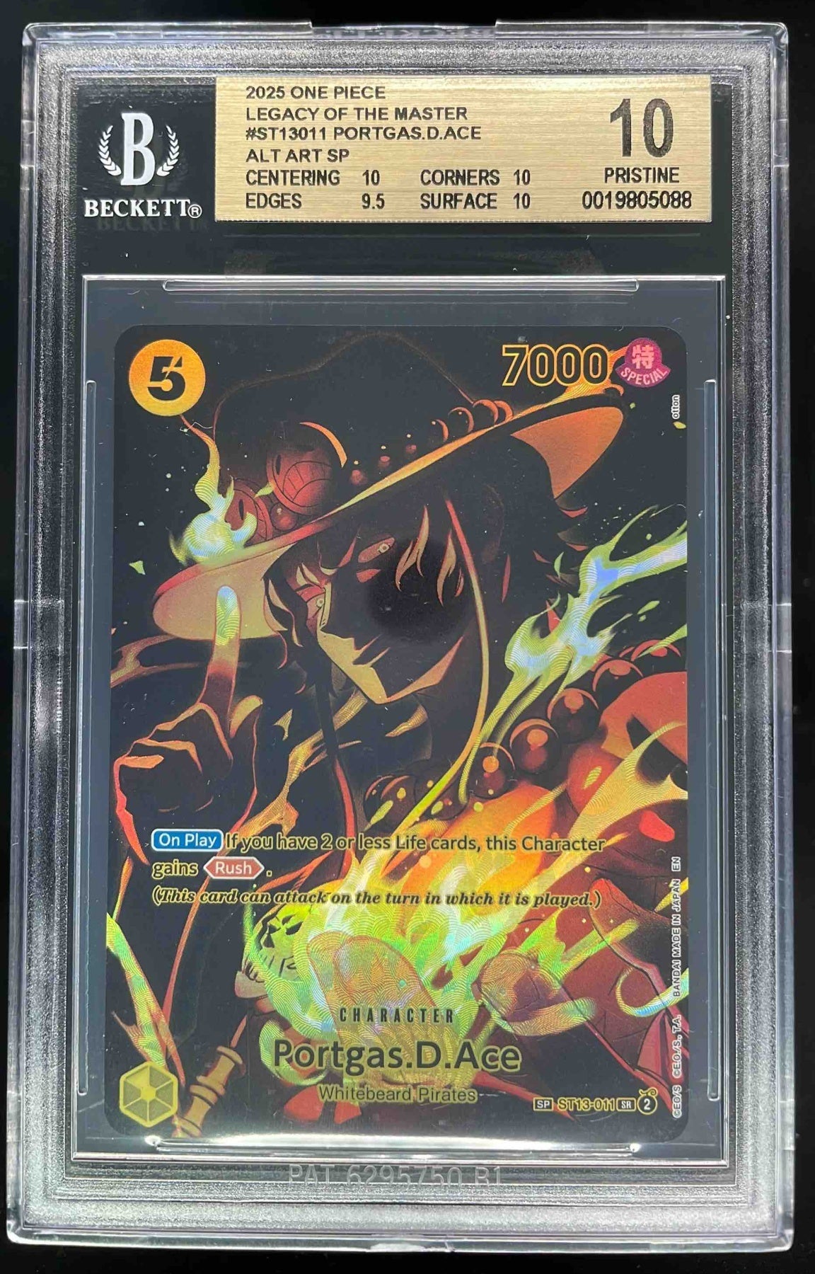 2025 One Piece Legacy of the Master Portgas D Ace Alternate Art