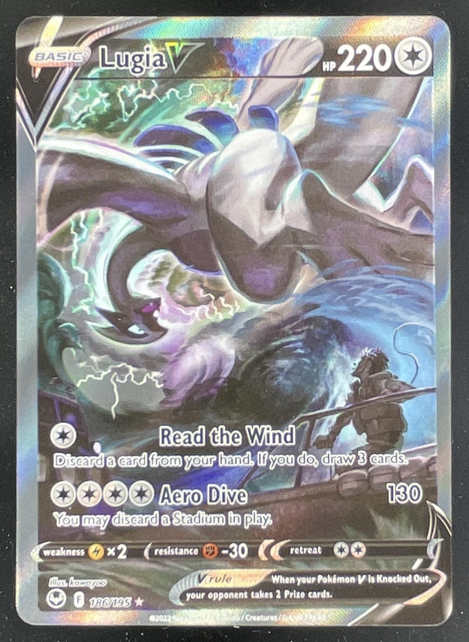 2022 Pokemon Sword & Shield Silver Tempest #186/195 Lugia V