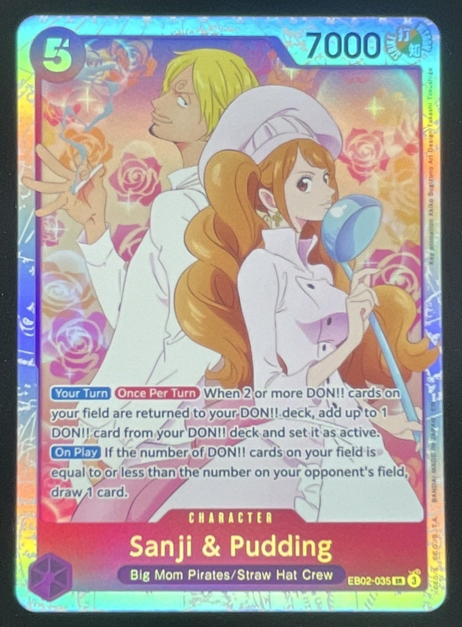 2025 One Piece Anime 25th Collection Alternate Art #EB02-035 Sanji