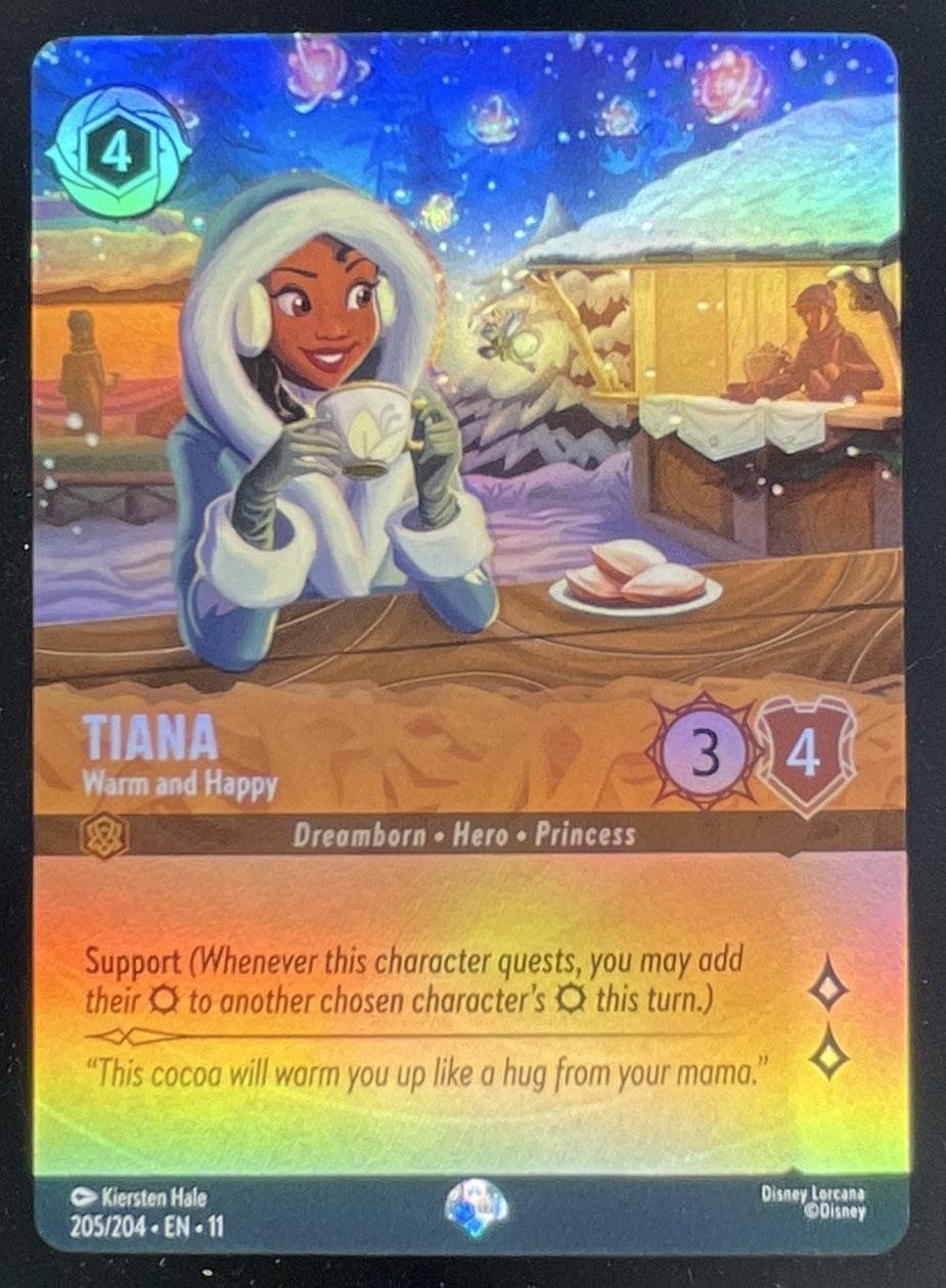 2026 Disney Lorcana: Winterspell Common Foil #5/204 Tiana Warm and