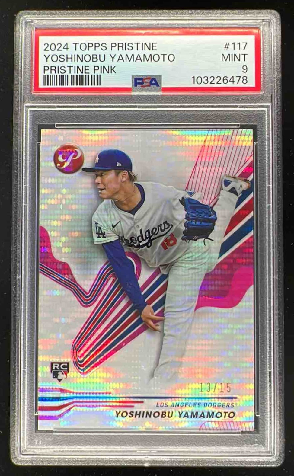 2024 Topps Pristine Pristine Pink Refractor #117 Yoshinobu