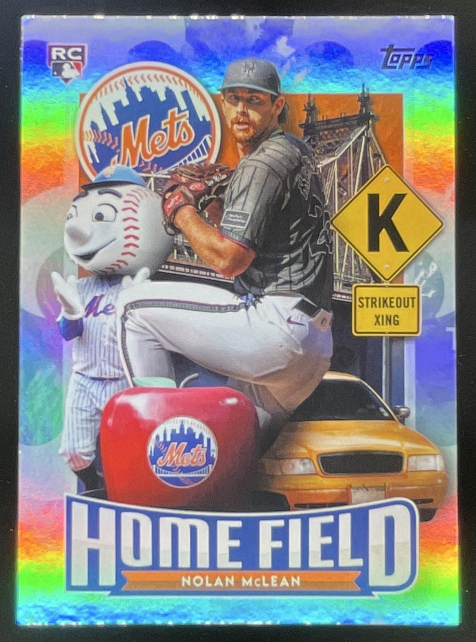 2026 Topps Series 1 Home Field #HA-17 Nolan McLean RC SSP