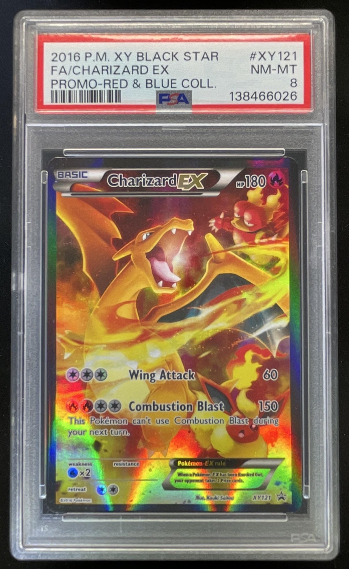 [ARS9][XY121 | プロモ] Charizard EXリザードンEX Pokemon XY Promos #XY121 Charizard EX 2016 PSA 8 – Burbank Cards