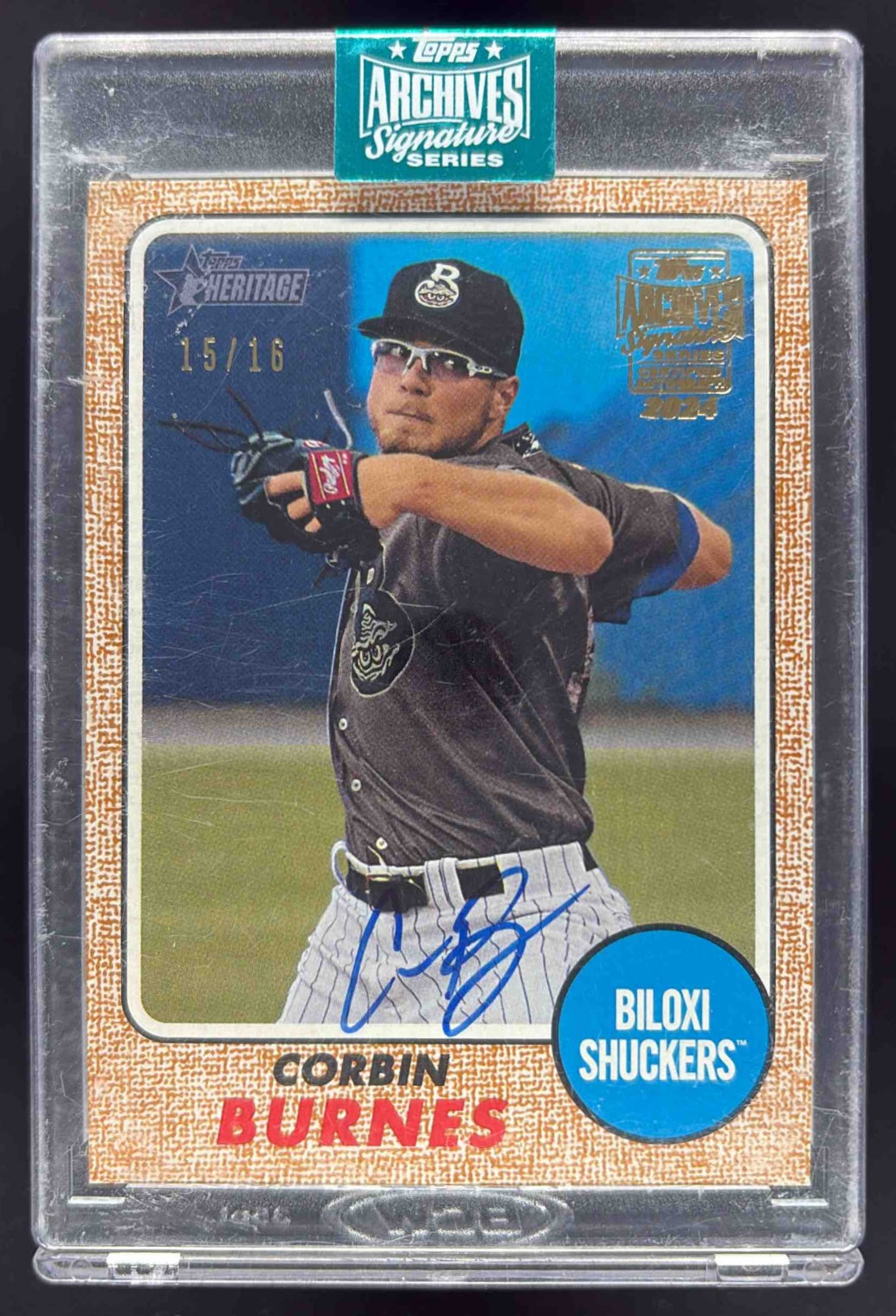 2024 Topps Archives Signature Series Autograph Corbin Burnes