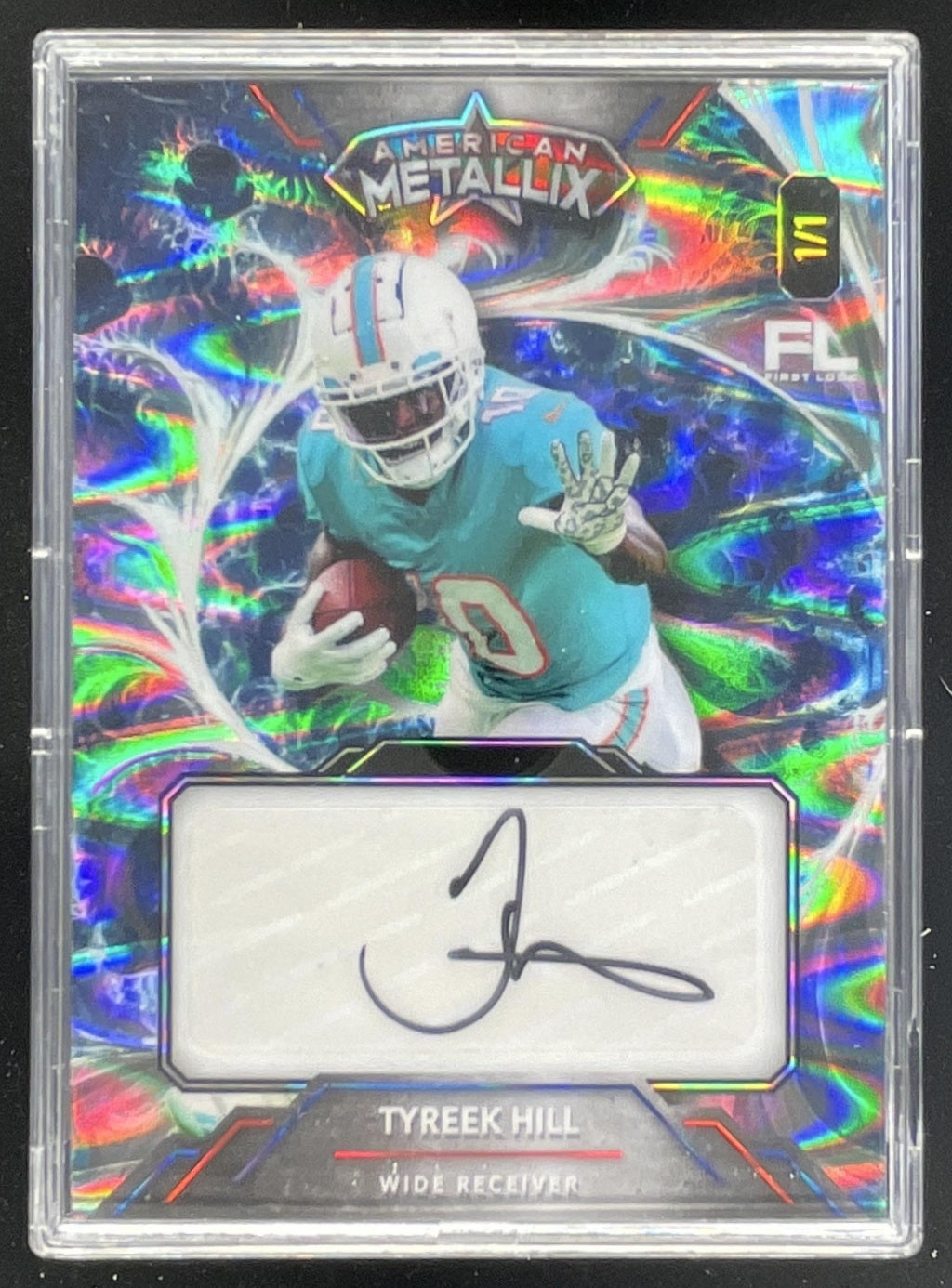 2023 Wild Card American Metallix #WMF-THA Tyreek Hill Auto 1/1