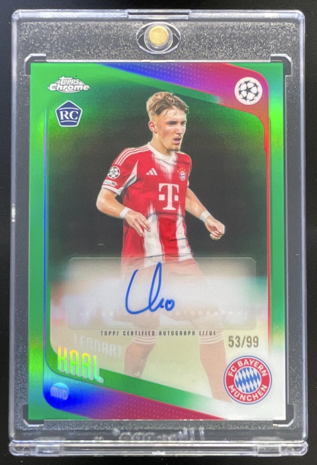 2025-26 Topps Chrome CC Chrome Green Refractor #CA-LK Lennart Karl