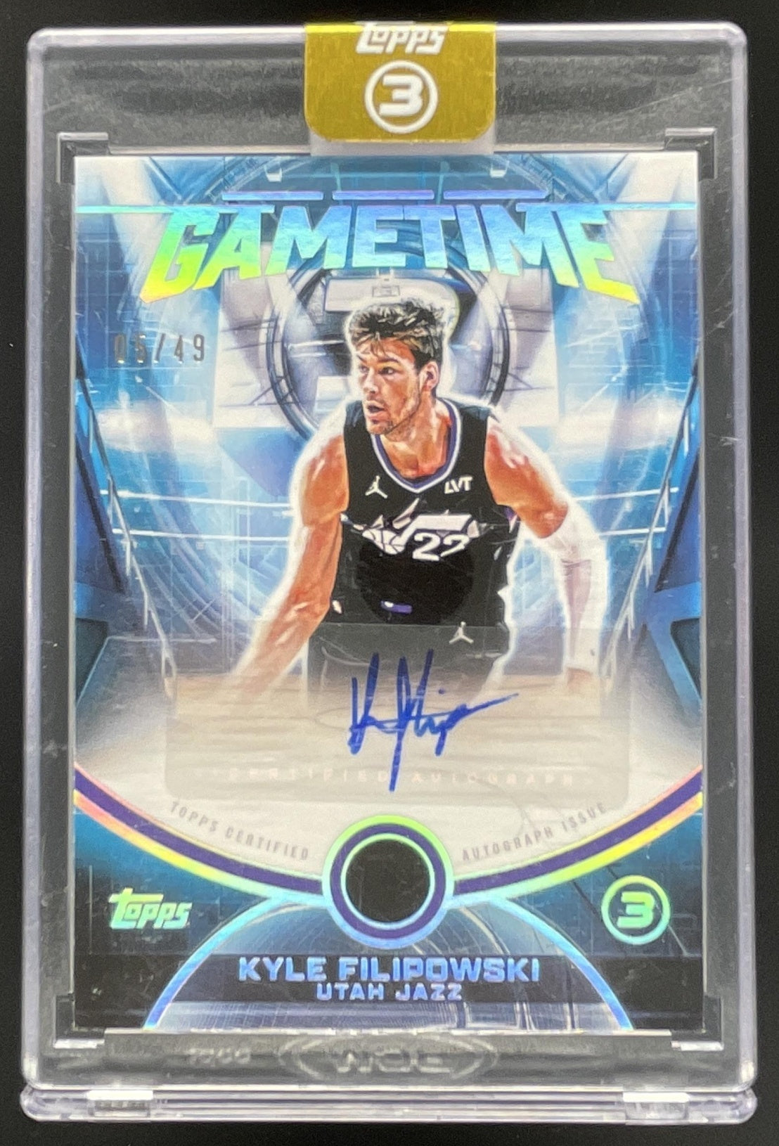2025-26 Topps Three Game Time Graphs Autograph #GT-KF Kyle
