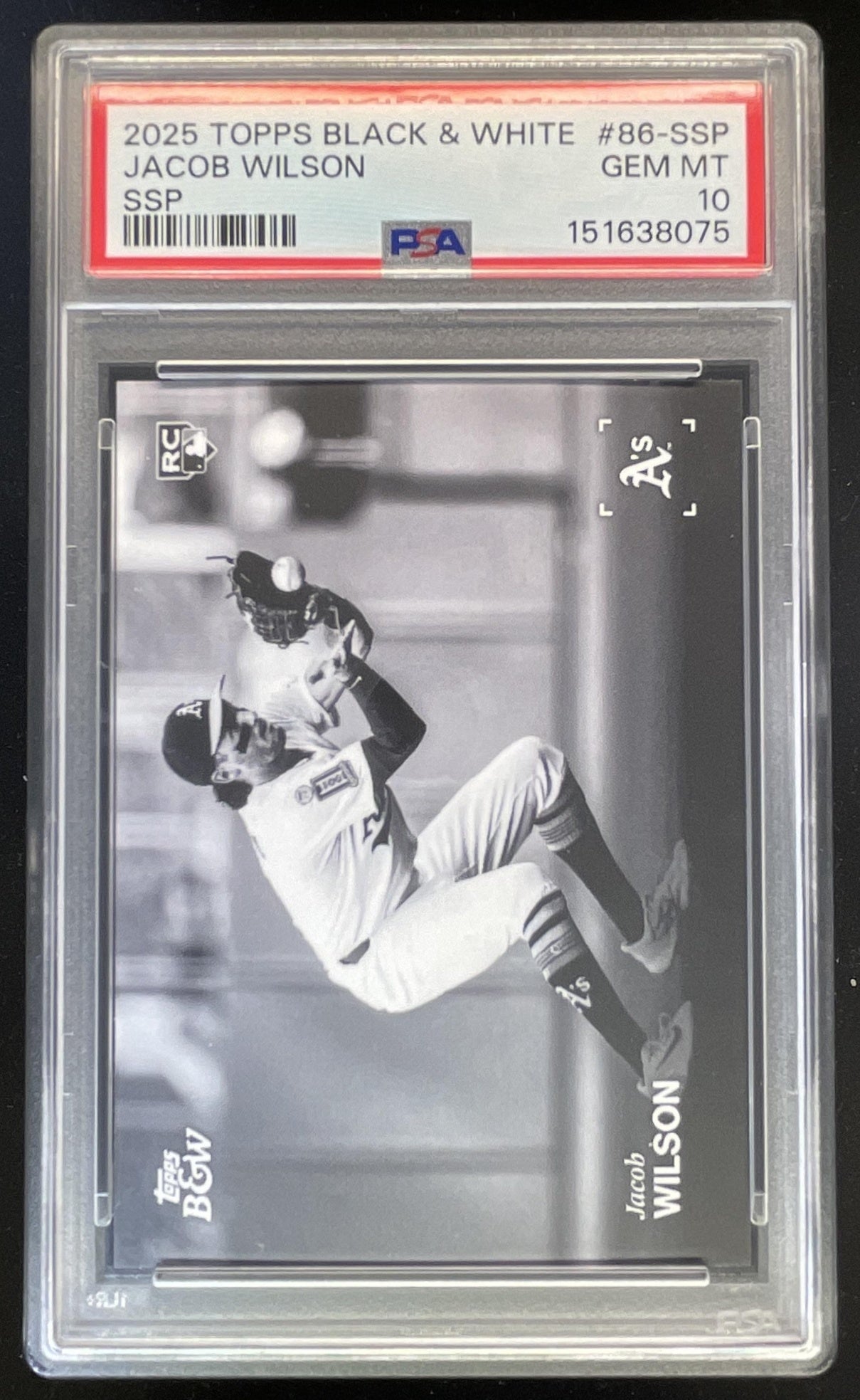 2025 Topps Black and White Image Variations SSP #86-SSP Jacob