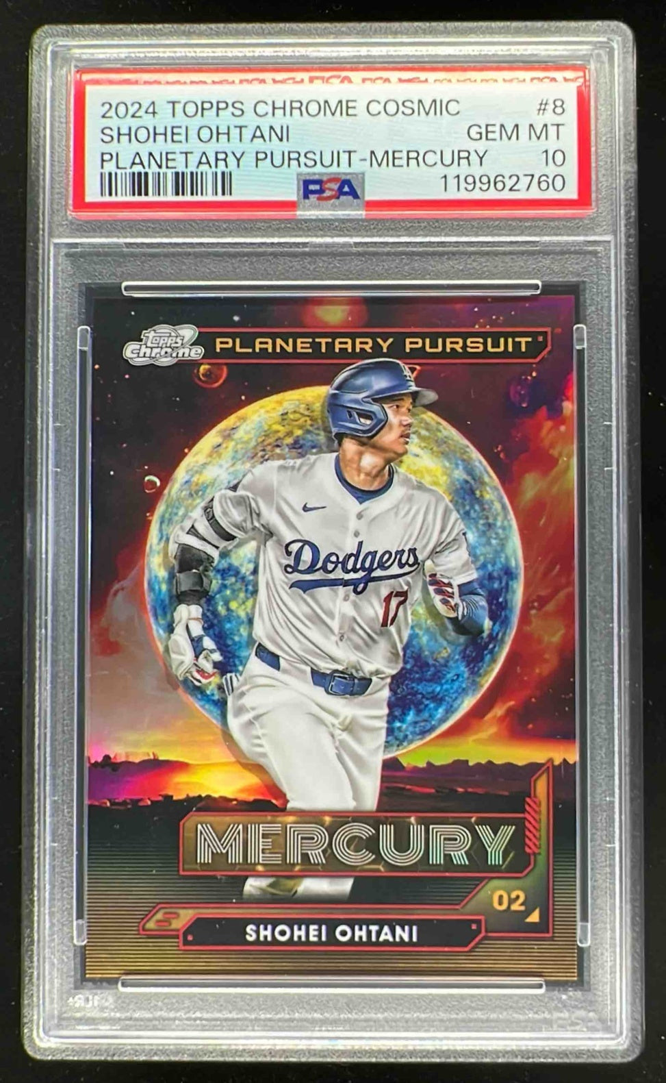 2024 Topps Cosmic Chrome Planetary Pursuit Mercury #PPM-8 Shohei