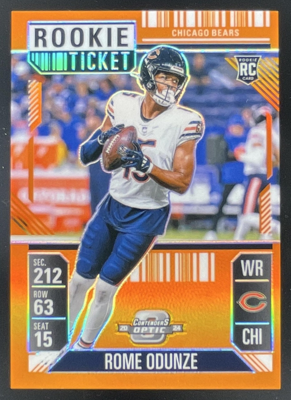 レンアンドオムナス カードセット 2024 Panini Contenders Optic Rookie Ticket Orange Prizm #94 Rome