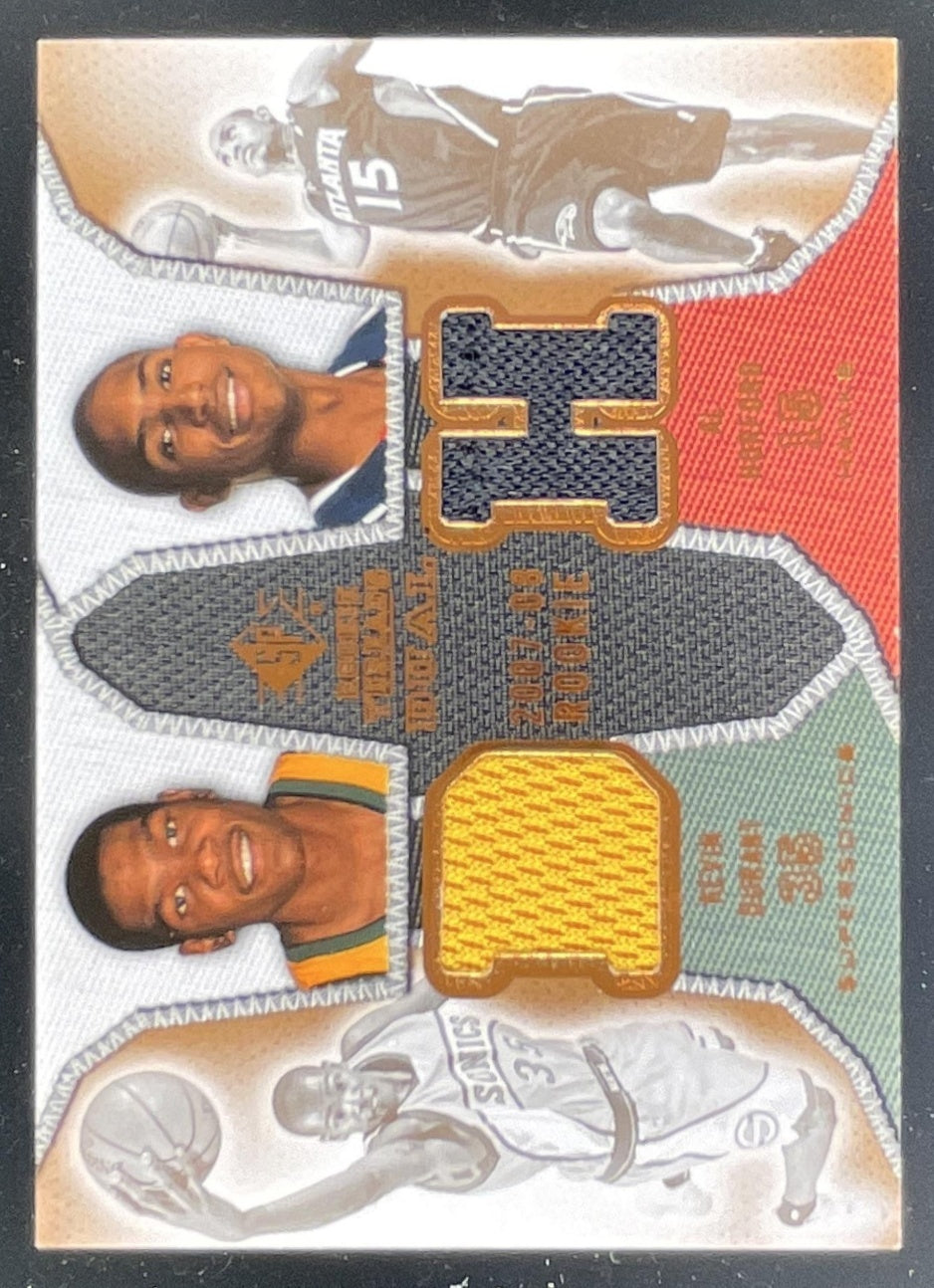 2007-08 SP Rookie Threads Rookie Threads Dual #DRT-DH Kevin Durant