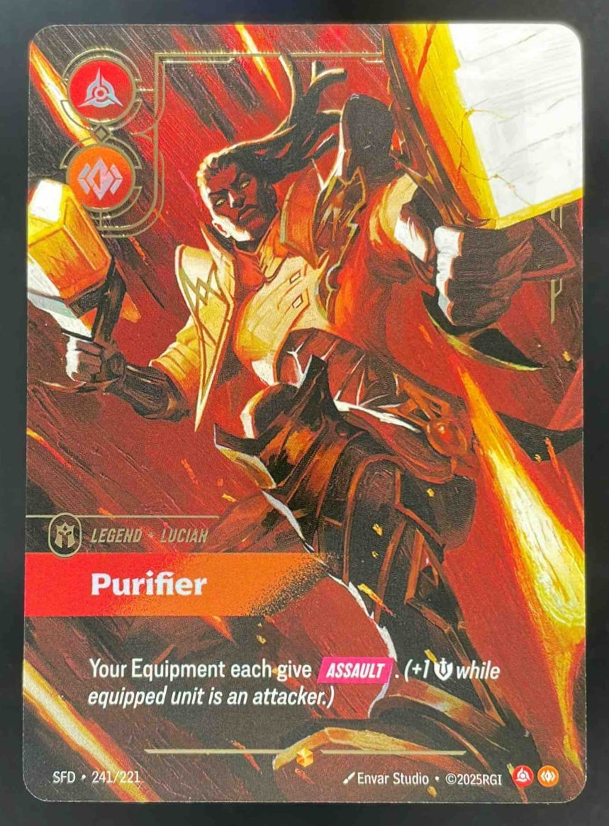 League of Legends Character Cardc Foil #241/221 Purifier – Burbank