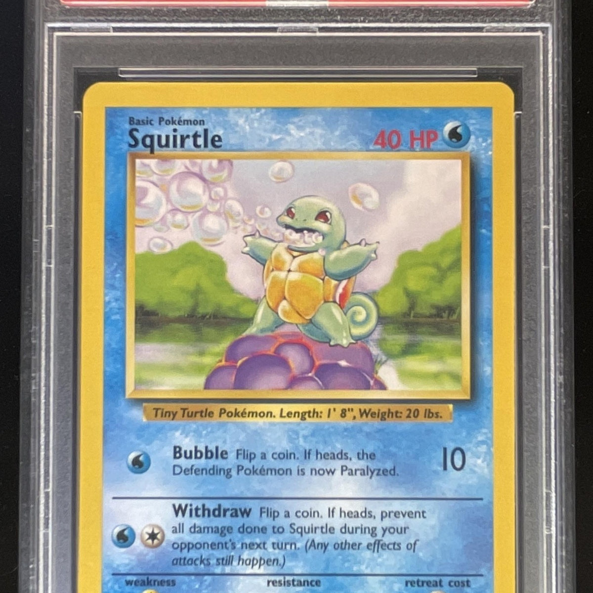 1st edition squirtle pokemon card 1999 Set #63/102 PSA 10 – Burbank Cards This is of Common rarity Squirtle 063/102 Base Set (Shadowless)