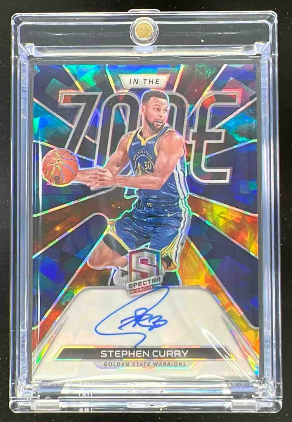 2021-22 Spectra In The Zone Autographs Astral #ITZ-SCU Stephen