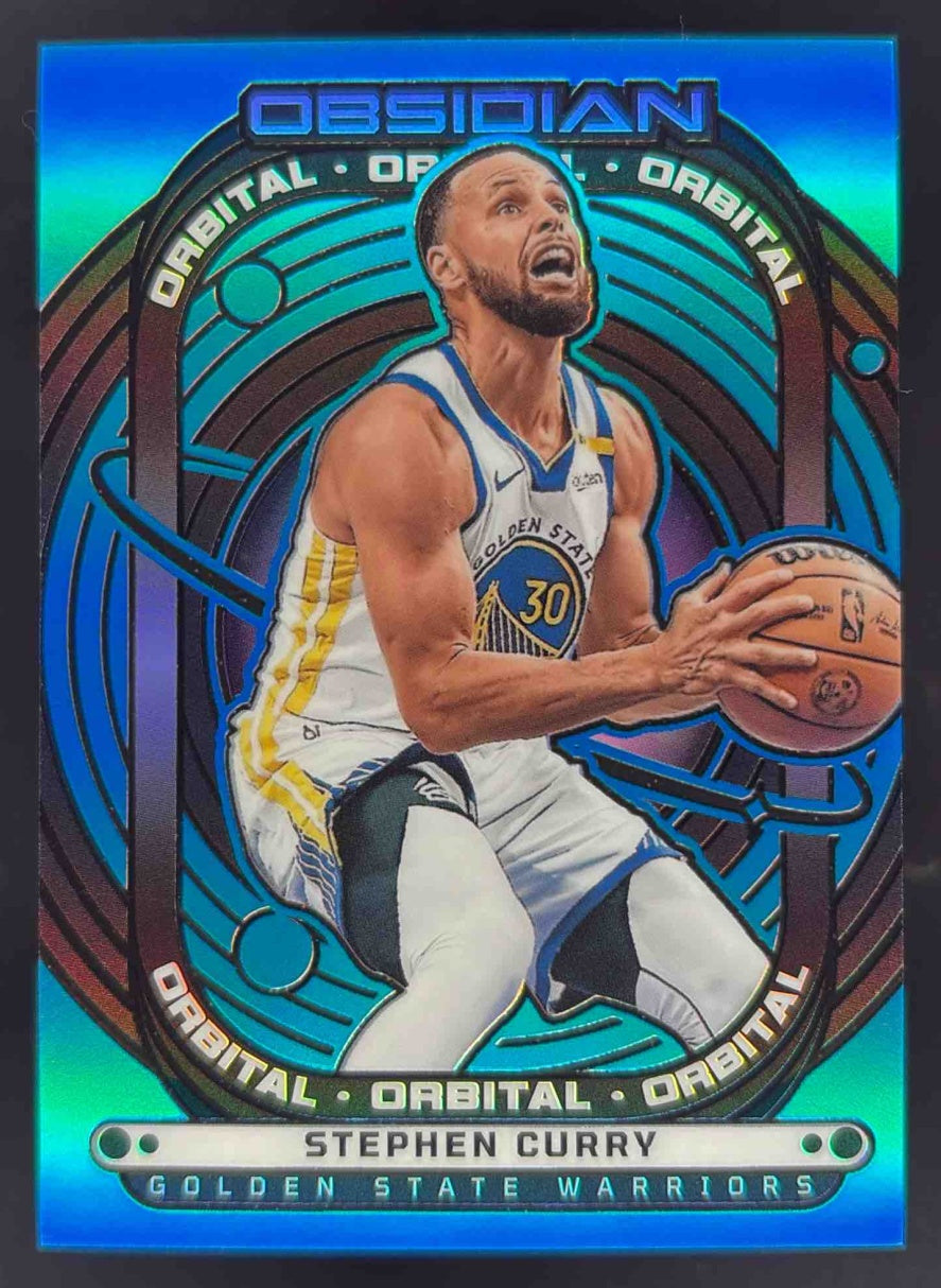 2024-25 Panini Obsidian Orbital Electric Etch Blue Flood #9