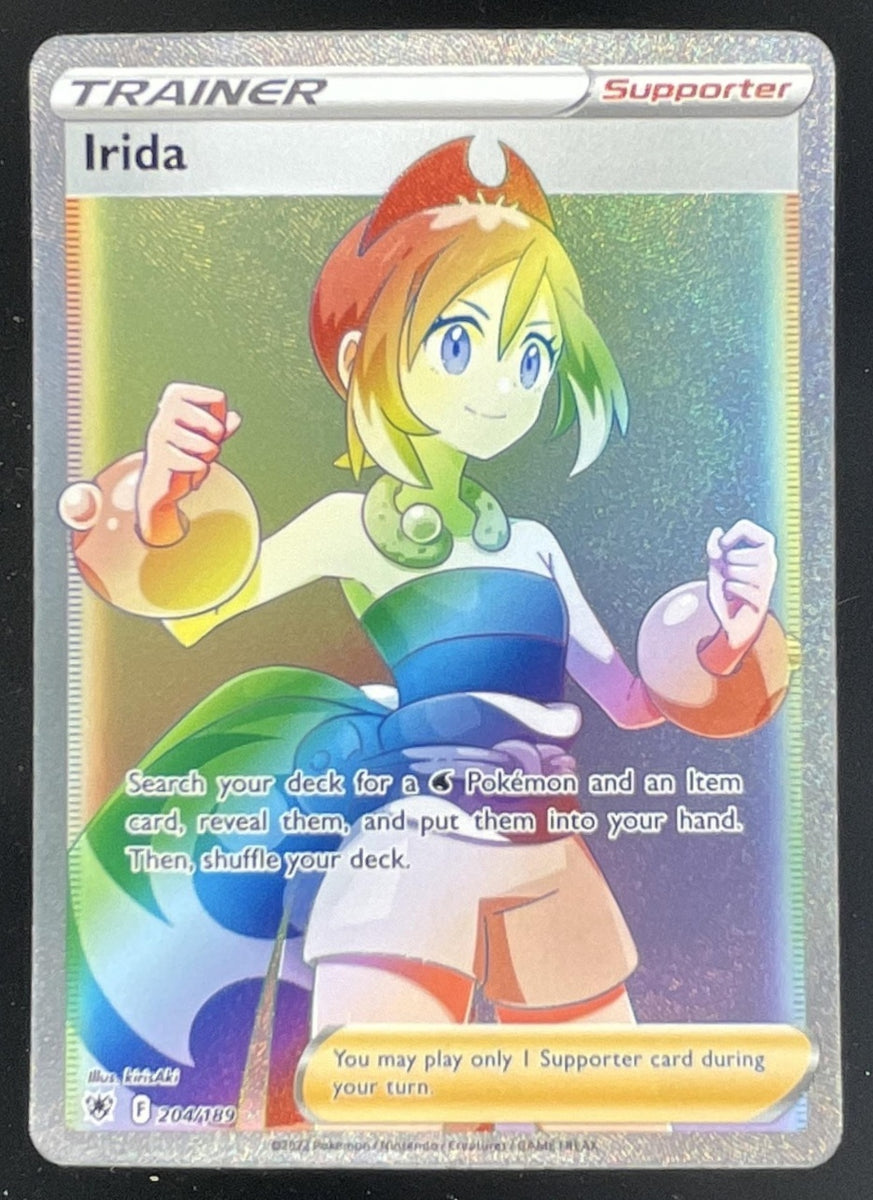 2022 Pokemon Sword & Shield Astral Radiance #204/189 Irida Secret Rare