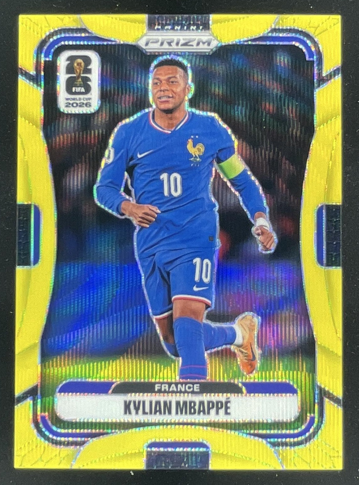 2026 Panini Prizm World Cup Fluorescent Yellow Wave Prizm #40