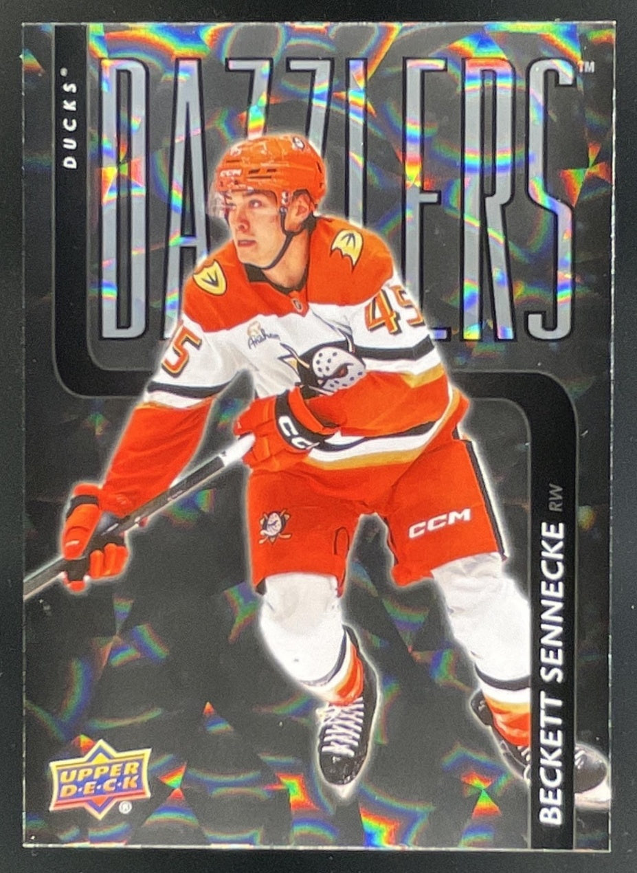 2025-26 Upper Deck Series 2 Dazzlers Black #DZ-67 Beckett Sennecke
