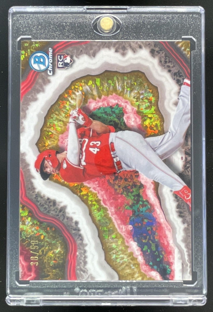 2026 Bowman Crystallized Chrome Gold Refractor #BWC-11 Sal Stewart 