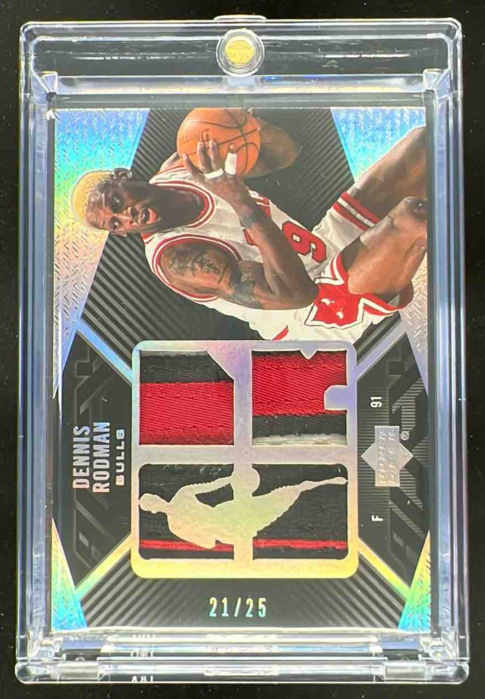 2007-08 Upper Deck Black #25 Dennis Rodman /25 – Burbank Cards