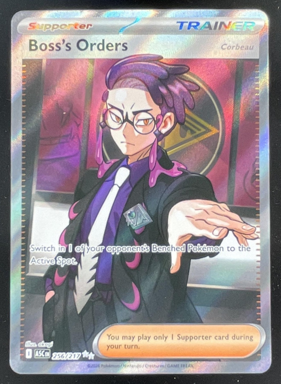 2026 Pokemon Ascended Heroes #256/217 Boss's Orders [Corbeau