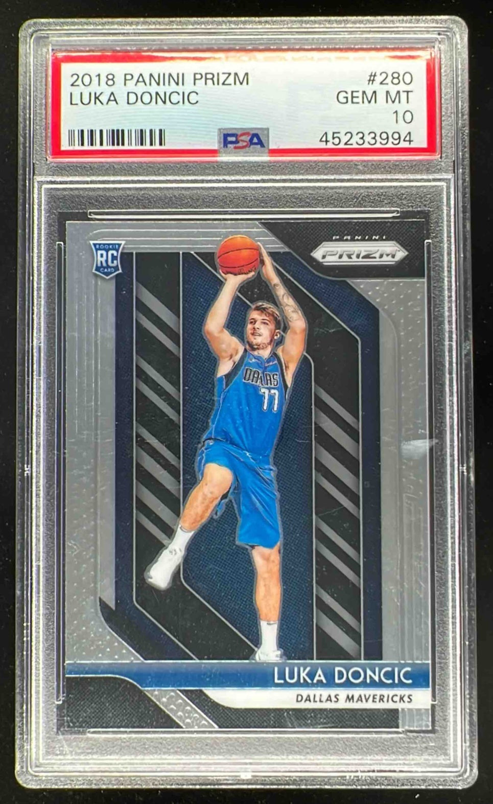 2018-19 Panini Prizm #280 Luka Doncic RC PSA 10 – Burbank Cards