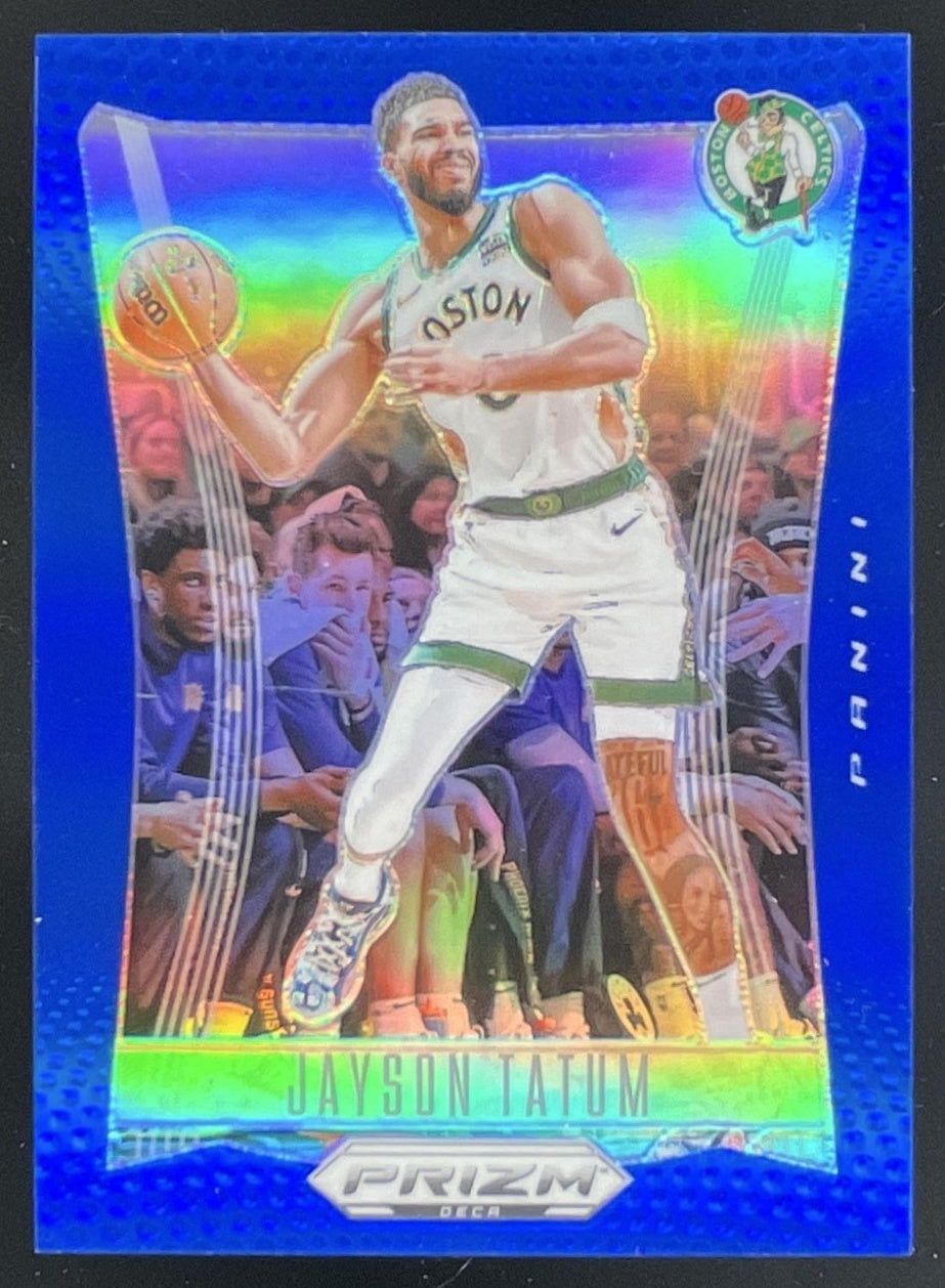 2023-24 Panini Prizm Deca Blue #189 Jayson Tatum /149 – Burbank Cards