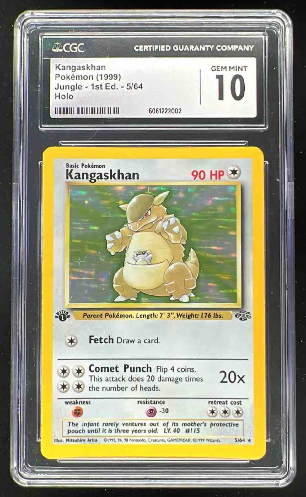 BGS9.5 ゴールドラベル ポケモンカード ジャングル 英語 1999 1st BGS9.5 ゴールドラベル ポケモンカード ジャングル 英語 1999 1st