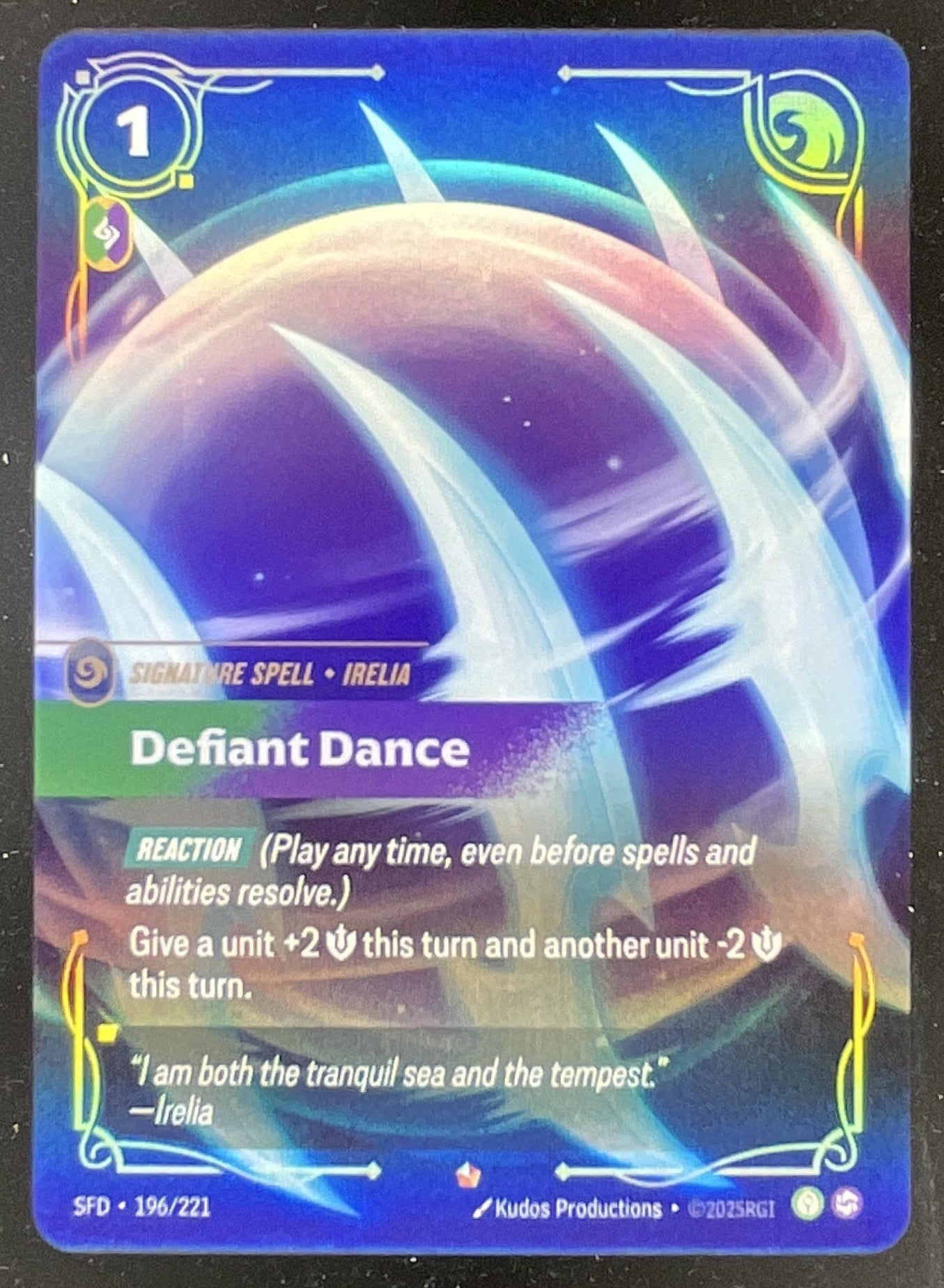 Riftbound League of Legends Defiant Dance - Spiritforged SFD