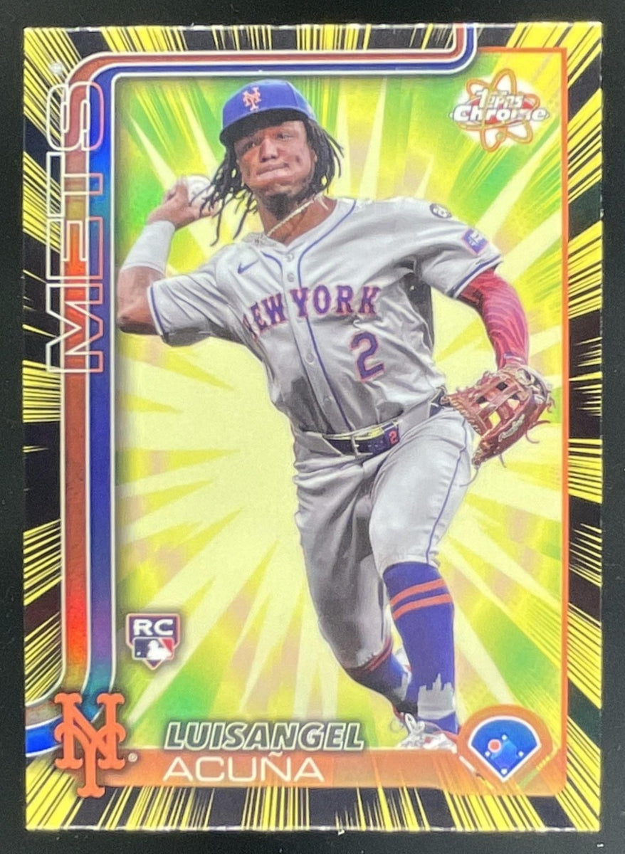 2025 Topps Chrome Radiating Rookies #RR-5 Luisangel Acuna RC 