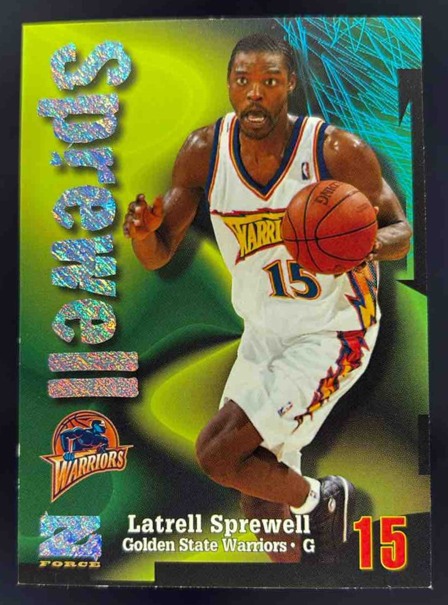 1997-98 Skybox Z-Force Rave #182 Latrell Sprewell /399 – Burbank Cards