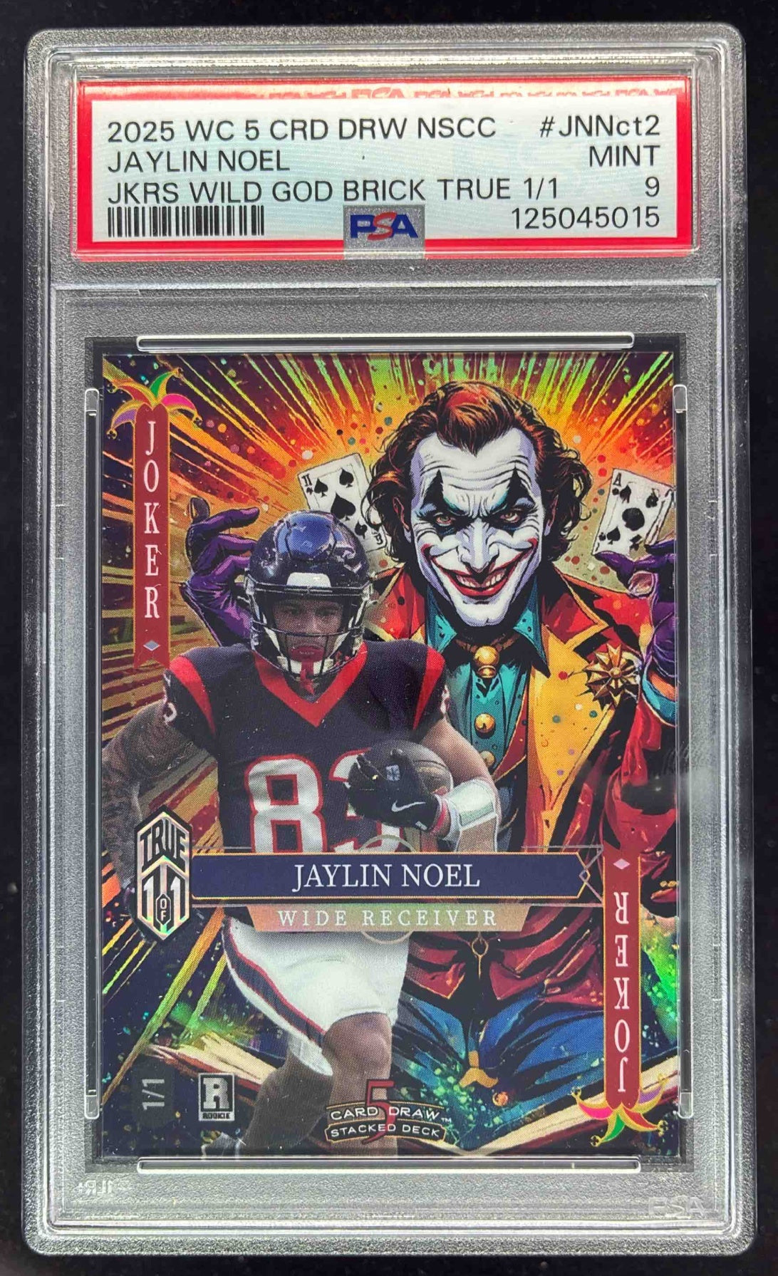 2025 Wild Card 5 Card Draw Jokers Wild God Brick True Jaylin Noel
