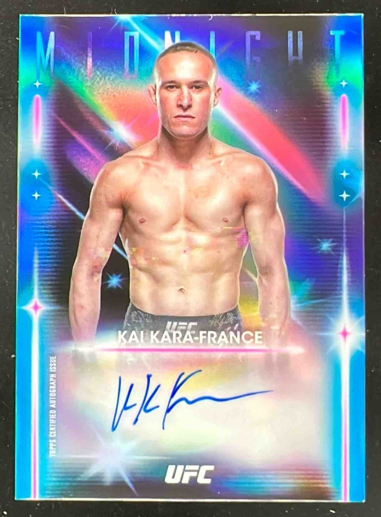2025 Topps UFC Midnight Glimmer Graphs #GRG-KF Kai Kara-France